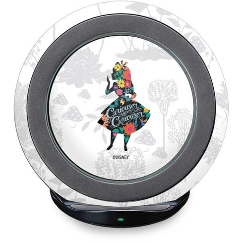 Disney Alice in Wonderland (animated) Silhouette Curiouser and Curiouser Fast Charge Wireless Charging Stand Skin
